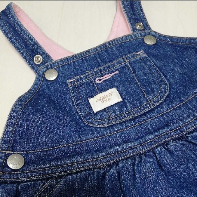 OshKosh(オシュコシュ)のジャンパースカート　裏起毛 キッズ/ベビー/マタニティのキッズ服女の子用(90cm~)(ワンピース)の商品写真