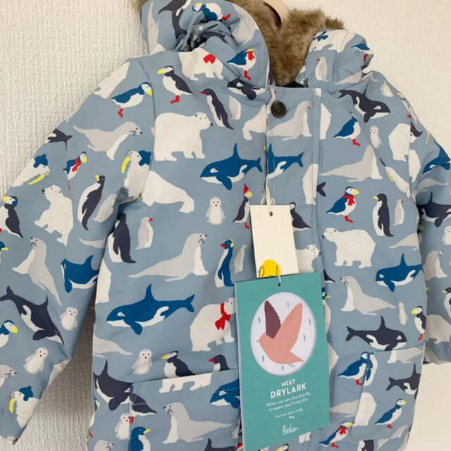 mini boden ♡ 3in1 防水コート 海の生き物柄 完売品