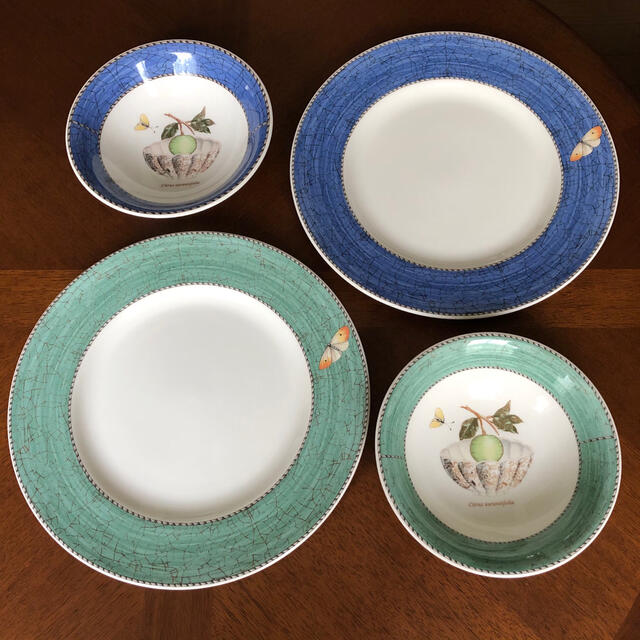 WEDGWOOD - 【美品】ウェッジウッド☆サラズガーデン☆ペアディナー