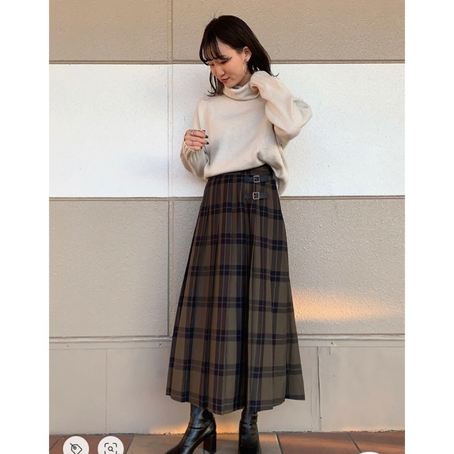 LOWRYS FARM(ローリーズファーム)のロングキルトスカート＊チェックスカート レディースのスカート(ロングスカート)の商品写真