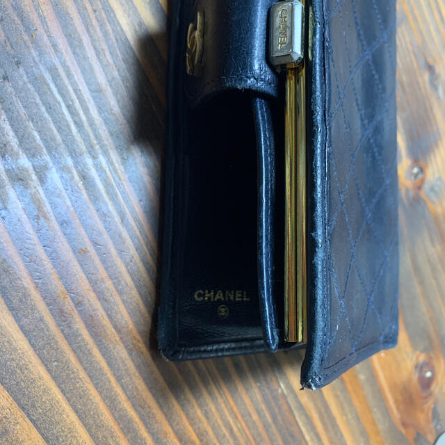 CHANEL 正規品　長財布　ネイビー