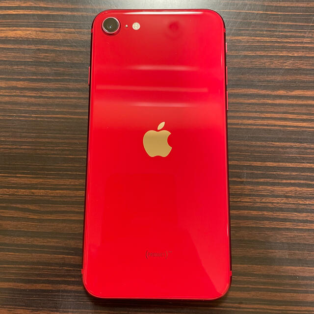 iPhone SE (2020) 128GB RED SIMフリー版 ケース付