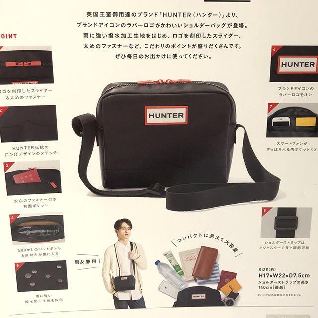 HUNTER(ハンター)のHUNTER BRAND BOOK BLACK ver. レディースのバッグ(ショルダーバッグ)の商品写真