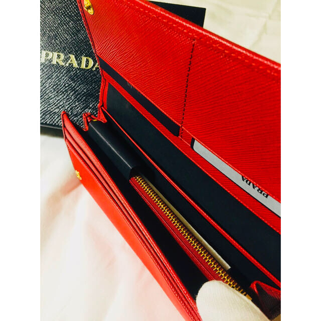 新品】PRADA プラダ 長財布 新品】PRADA プラダ 長財布