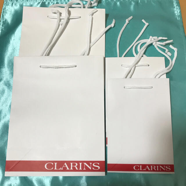 CLARINS(クラランス)のクラランス　ショッパー　4枚セット レディースのバッグ(ショップ袋)の商品写真