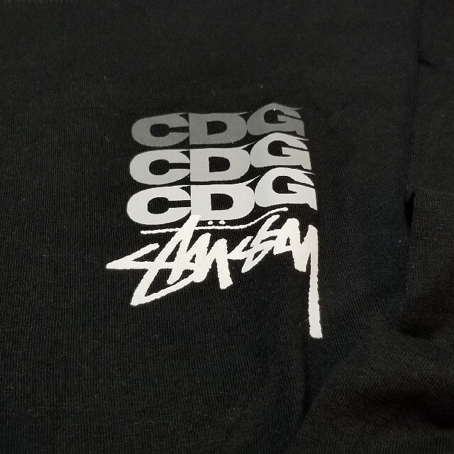 STUSSY(ステューシー)のレア CDG X Stussy Long Sleeve Mサイズ メンズのトップス(Tシャツ/カットソー(七分/長袖))の商品写真