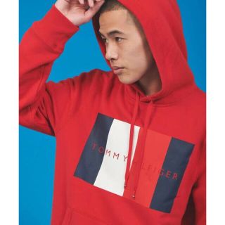 トミーヒルフィガー(TOMMY HILFIGER)のTOMMY HILFIGER メンズ パーカー 新品未使用タグ付き(パーカー)