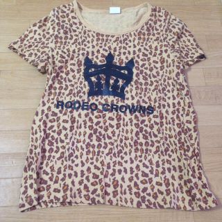 ロデオクラウンズ(RODEO CROWNS)のロデオ ヒョウ柄tee(Tシャツ(半袖/袖なし))