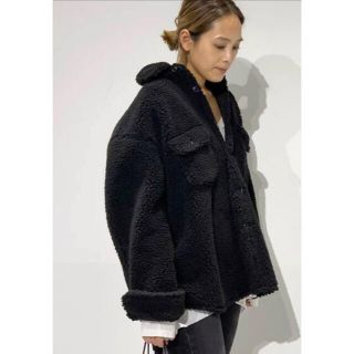 アパルトモンドゥーズィエムクラス(L'Appartement DEUXIEME CLASSE)の☆☆☆様専用JOHNSON WOOLEN MILLS】ボアシャツジャケット(Gジャン/デニムジャケット)