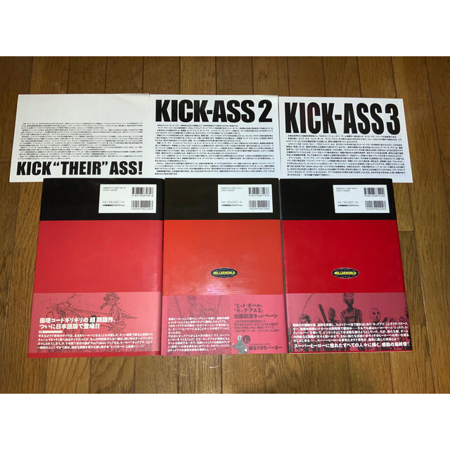 ＫＩＣＫ－ＡＳＳ  (1&2&3セット) エンタメ/ホビーの漫画(アメコミ/海外作品)の商品写真