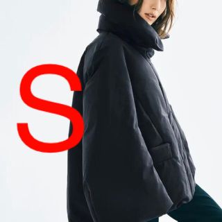 ジルサンダー(Jil Sander)のS UNIQLO +J ジルサンダー ハイブリッドダウンジャケット 黒 ブラック(ダウンジャケット)