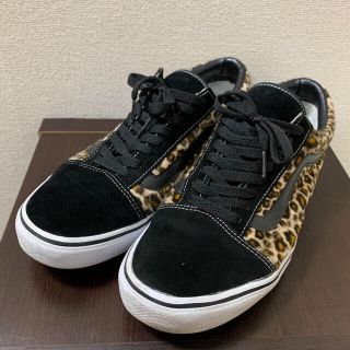 ヴァンズ(VANS)のちゃんふみ　様　専用VANS OLD SKOOL レオパード柄　ファー素材(スニーカー)