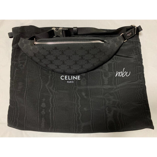 新品【 CELINE 】メッセンジャーベルトバッグ black ボディーバッグ