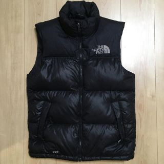 ノースフェイス(THE NORTH FACE) ダウンベスト(メンズ)（ホワイト/白色