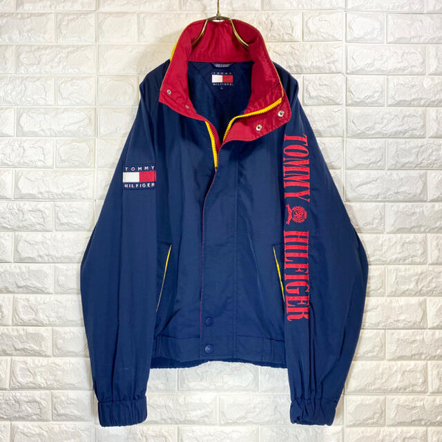 TOMMY HILFIGER(トミーヒルフィガー)の【極美品】トミー ヒルフィガー セーリングジャケット／ナイロンジャケット90s メンズのジャケット/アウター(ナイロンジャケット)の商品写真