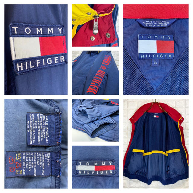 TOMMY HILFIGER(トミーヒルフィガー)の【極美品】トミー ヒルフィガー セーリングジャケット／ナイロンジャケット90s メンズのジャケット/アウター(ナイロンジャケット)の商品写真