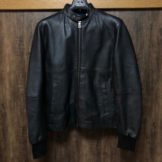 ロンハーマン  レザー ジャケット  シングル ライダース M,D春秋冬