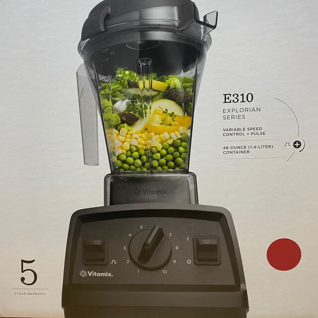 Vitamix(バイタミックス)の新品未開封即日発送バイタミックスVitamix E310 レッド スマホ/家電/カメラの調理家電(ジューサー/ミキサー)の商品写真