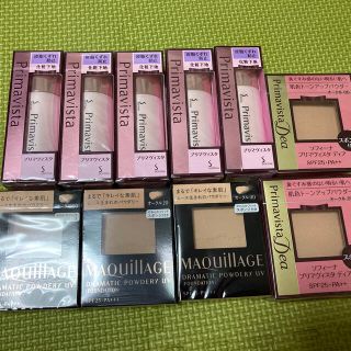 マキアージュ(MAQuillAGE)のるん☆様専用　マキアージュファンデーションとプリマヴィスタ下地セット(ファンデーション)