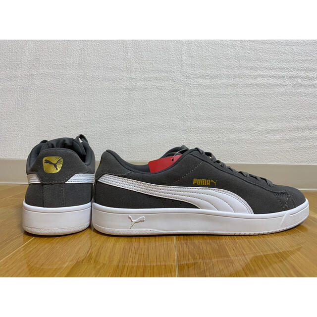 PUMA(プーマ)の【新品】PUMA コート ブレーカー ダービー 27.5cm グレー メンズの靴/シューズ(スニーカー)の商品写真