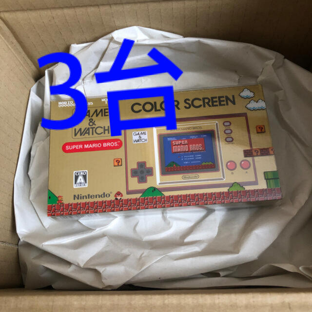 新品未開封】ゲーム&ウォッチ スーパーマリオブラザーズ 3台 シンバ様