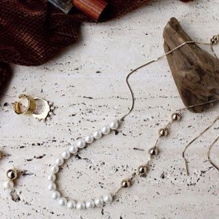 ユナイテッドアローズ(UNITED ARROWS)のSoierie ソワリー * Pearl necklace (ネックレス)