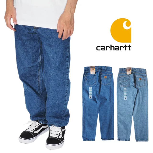 carhartt(カーハート)のカーハート　ワイドデニム メンズのパンツ(デニム/ジーンズ)の商品写真