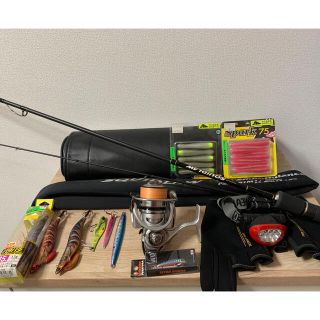 ダイワ(DAIWA)のダイワリール　エクセラーとエバーグリーンロッド　ルアーセット(ルアー用品)