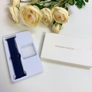 アップルウォッチ(Apple Watch)のアップルウォッチApple Watch❤️新品❤️バンドネイビー(腕時計)