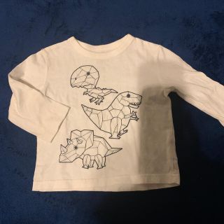 ベビーギャップ(babyGAP)の恐竜　長袖　ロンT ダイナソー(Ｔシャツ)