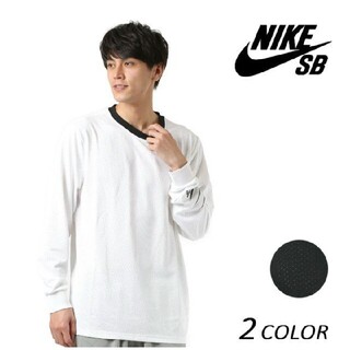 ナイキ(NIKE)のNIKE SB  メッシュロングT-shirt  Lサイズ(Tシャツ/カットソー(七分/長袖))