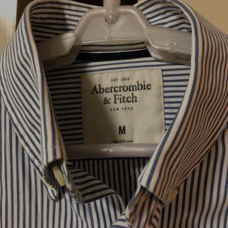 アバクロンビーアンドフィッチ(Abercrombie&Fitch)のアバクロ　M  シャツ　ストライプ(シャツ/ブラウス(長袖/七分))