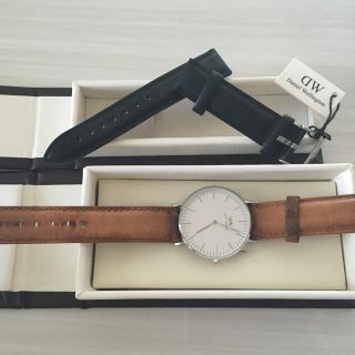 ダニエルウェリントン(Daniel Wellington)のDW❤️時計  36mm.新品未使用(腕時計)