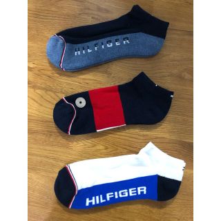 トミーヒルフィガー(TOMMY HILFIGER)の新品トミーヒルフィガーTOMMY HILFIGERメンズソックス3足セット423(ソックス)