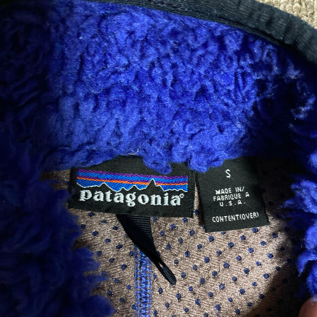 パタゴニア  レトロカーディガン　USA製　ブルー　青 1