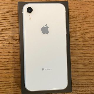 アイフォーン(iPhone)のiPhoneXR ホワイト 64GB SIMフリー(スマートフォン本体)