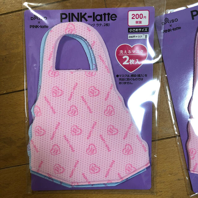 Pink Latte ピンクラテ ダイソー マスク 靴下の通販 By ままあみ ピンクラテならラクマ