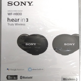 ソニー(SONY)のsony wf-h800  美品(ヘッドフォン/イヤフォン)