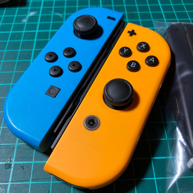 新品未使用　Switch　Joy-Con　L　ブルー　ネオンオレンジ　美品