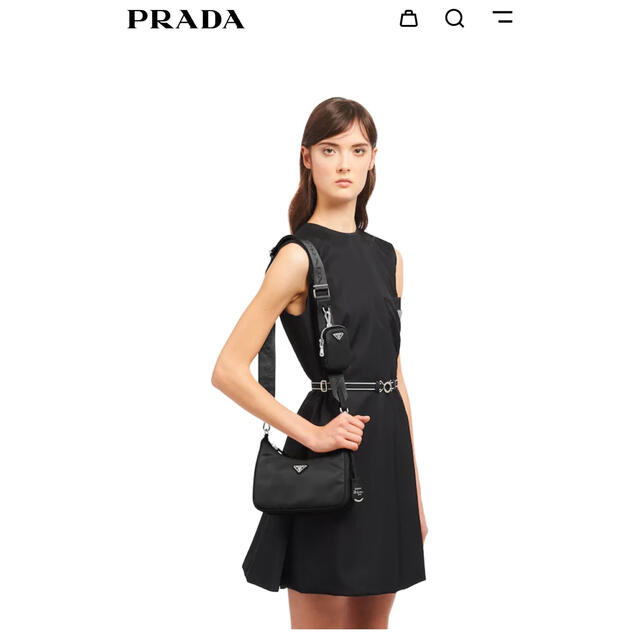 PRADA(プラダ)のPRADA プラダ Re-Edition 2005 ナイロン ショルダーバッグ レディースのバッグ(ショルダーバッグ)の商品写真