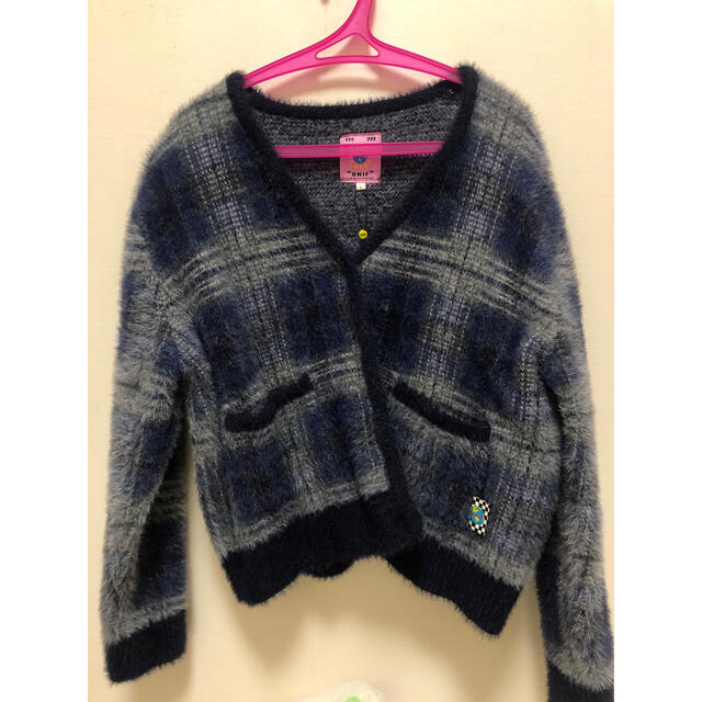 超人気❗️UNIF Clothingユニフ チェック柄 TYカーディガン