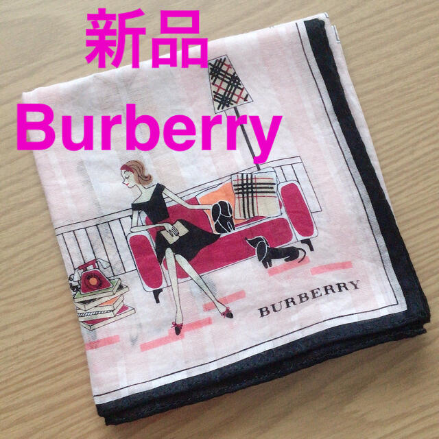 BURBERRY(バーバリー)の新品 Burberry バーバリー ハンカチ   レディースのファッション小物(ハンカチ)の商品写真