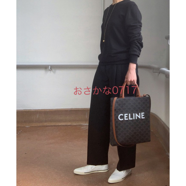 新品！セリーヌCELINE トリオンフキャンバス　スモール バーティカル カババッグ