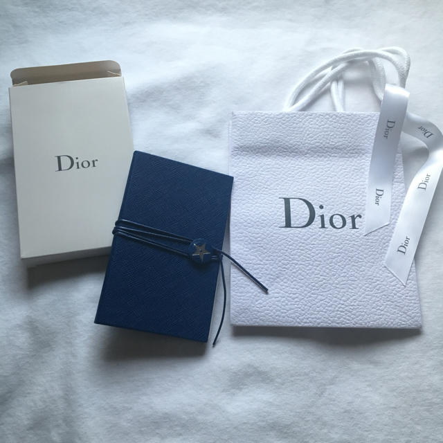 Christian Dior(クリスチャンディオール)のディオール レザーノート 手帳 新品 インテリア/住まい/日用品の文房具(その他)の商品写真