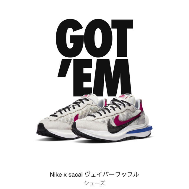 SACAI NIKE VAPOR WAFFLE ナイキ サカイヴェイパーワッフルメンズ