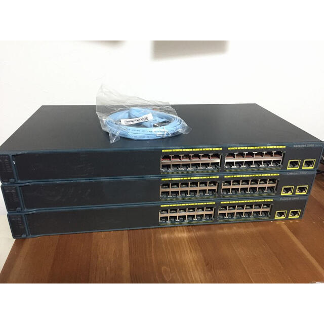 【CCNA、CCNP】3台　L2スイッチ2960PC/タブレット