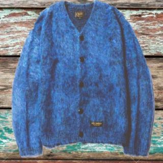 テンダーロイン(TENDERLOIN)の日本製　美品　CALEE MOHAIR CARDIGAN モヘアカーディガン(カーディガン)