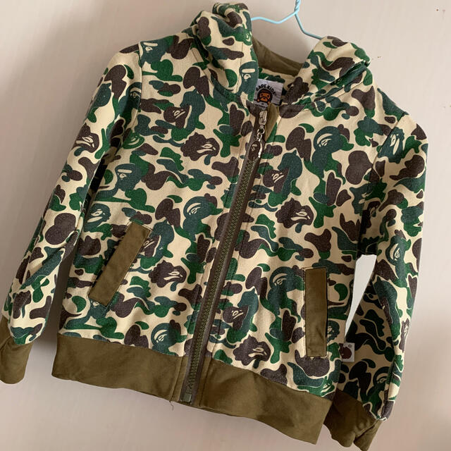 A BATHING APE BAPE KIDS パーカー CAMO 迷彩 130