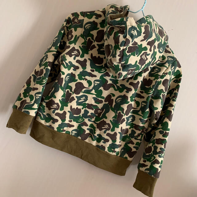 A BATHING APE BAPE KIDS パーカー CAMO 迷彩 130