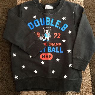 ダブルビー(DOUBLE.B)の子供服　男の子　上下2点セット　100 DOUBLE.B(Tシャツ/カットソー)